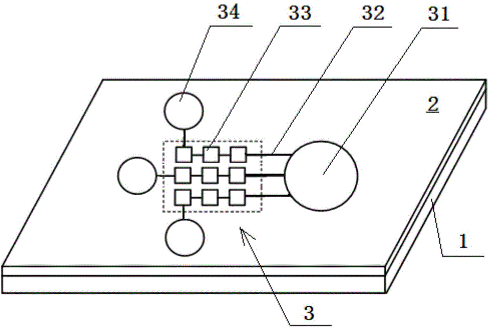 Micro-fluidic chip used for raw milk body cell counting