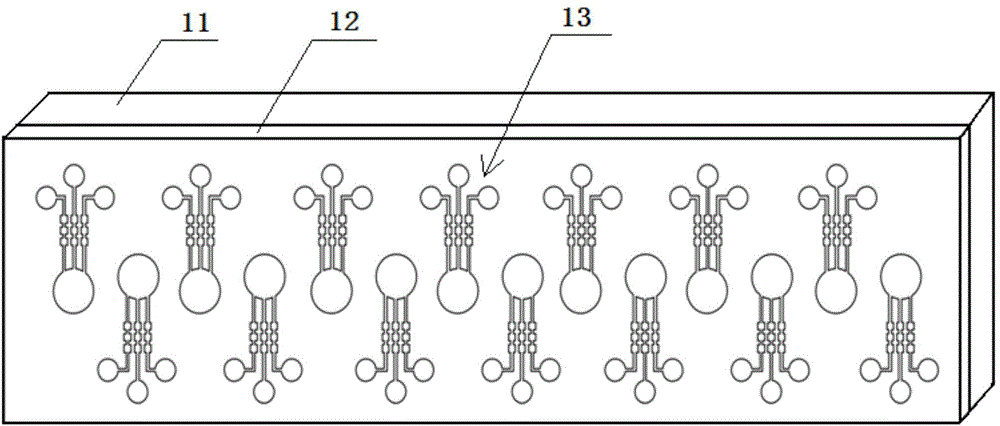 Micro-fluidic chip used for raw milk body cell counting