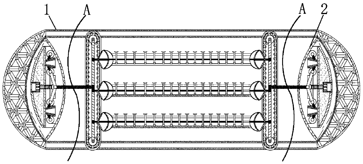 Blood preservation device based on intermittent refrigerating principle