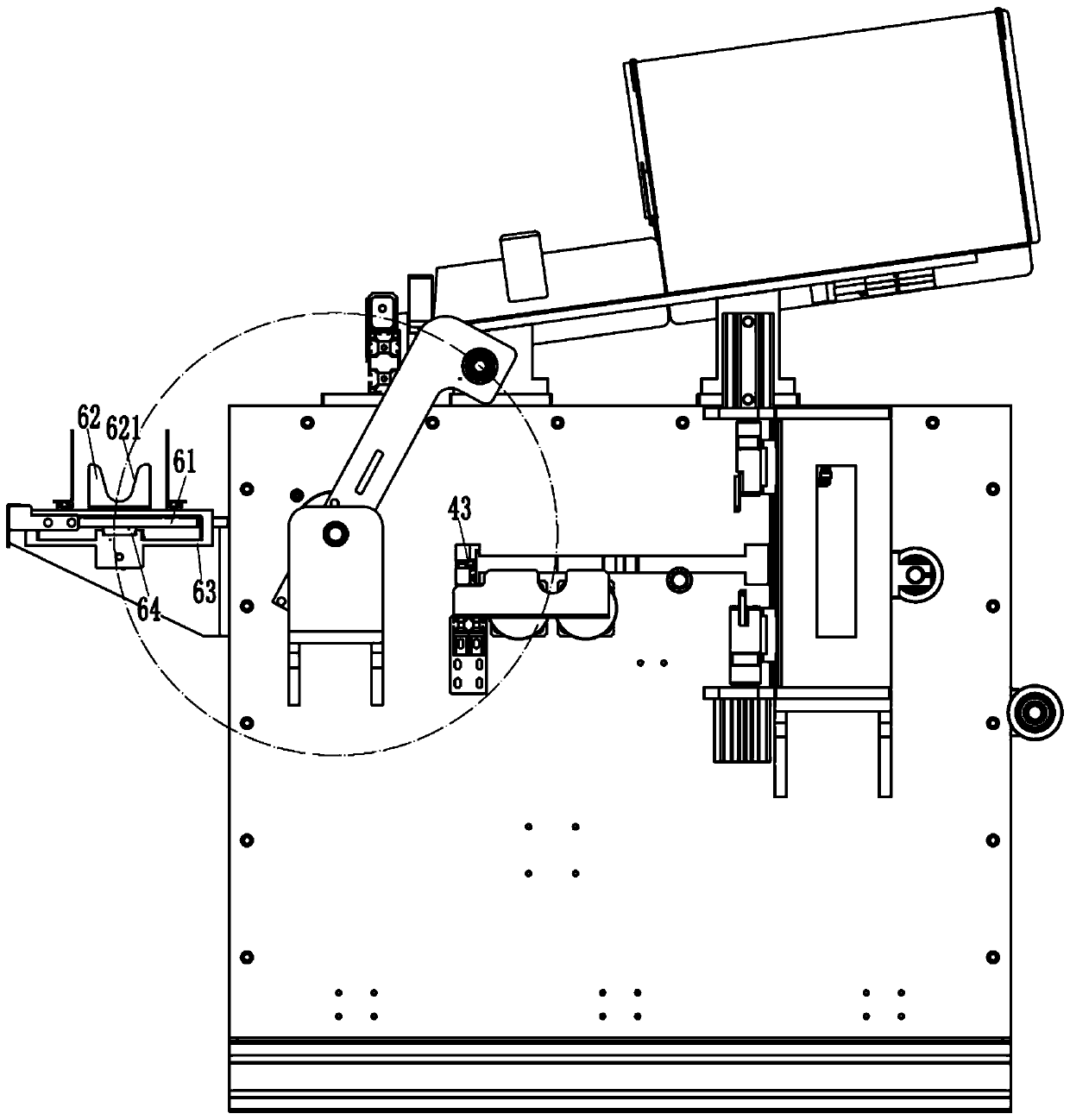 Automatic winding machine for self-adhesion elastic bandage