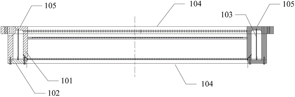 Cooling device and application method for cast aluminum-lithium alloy flat ingot