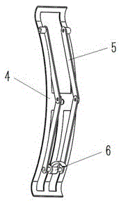 A rail type wall plastering machine