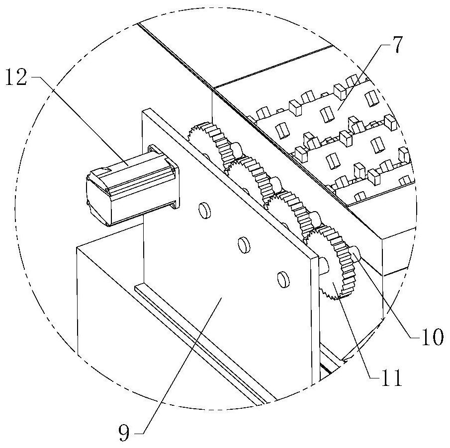 Waste collecting device for intelligent manufacturing workshop