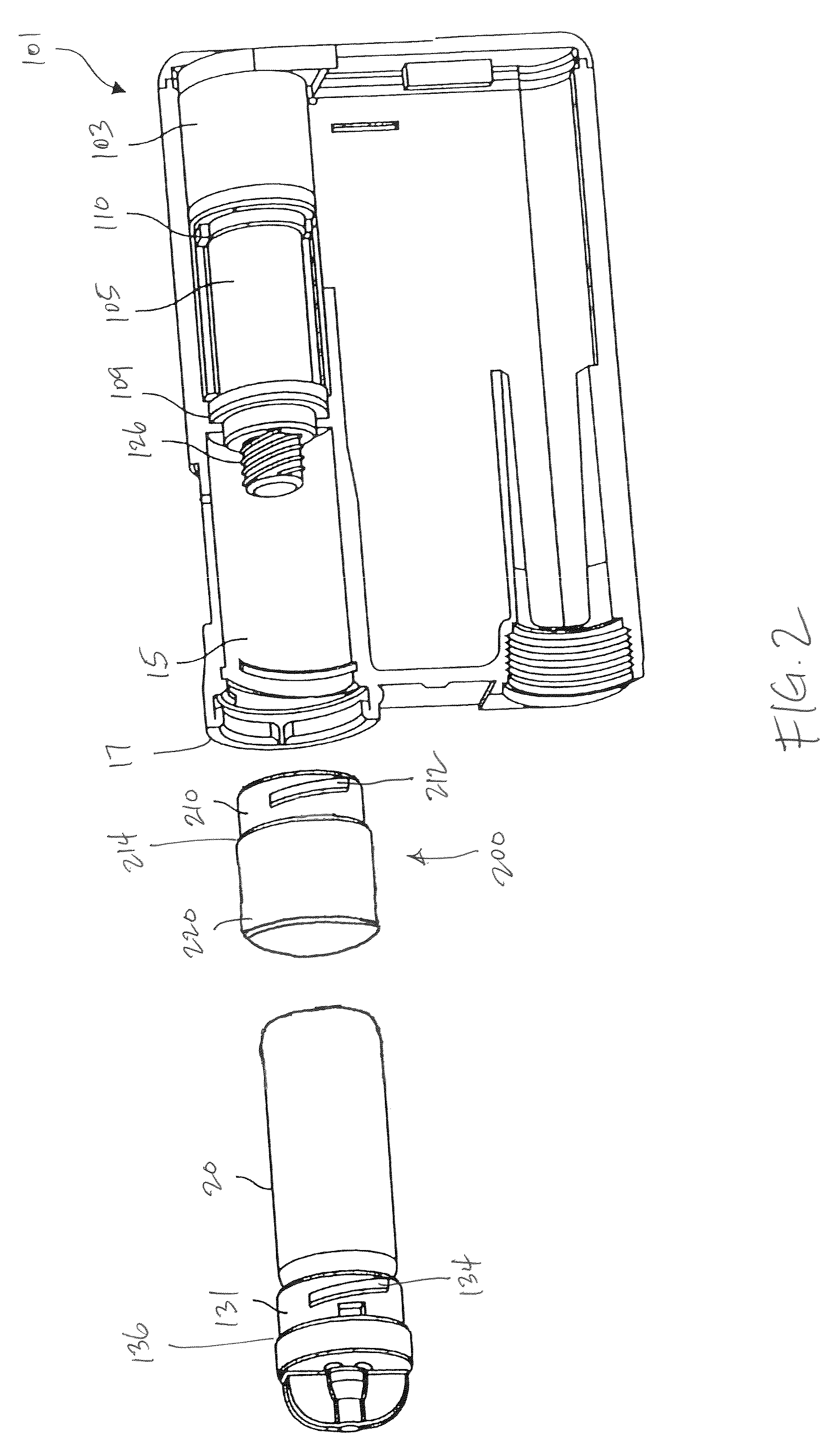 Reservoir compartment adapter for infusion device