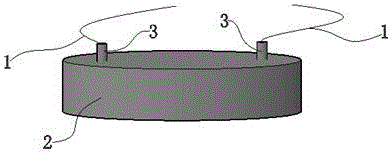 Unidirectional stress sensor based on liquid metal antenna and preparation method of sensor