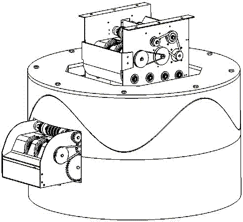 Rotary paper currency automatic sorting device