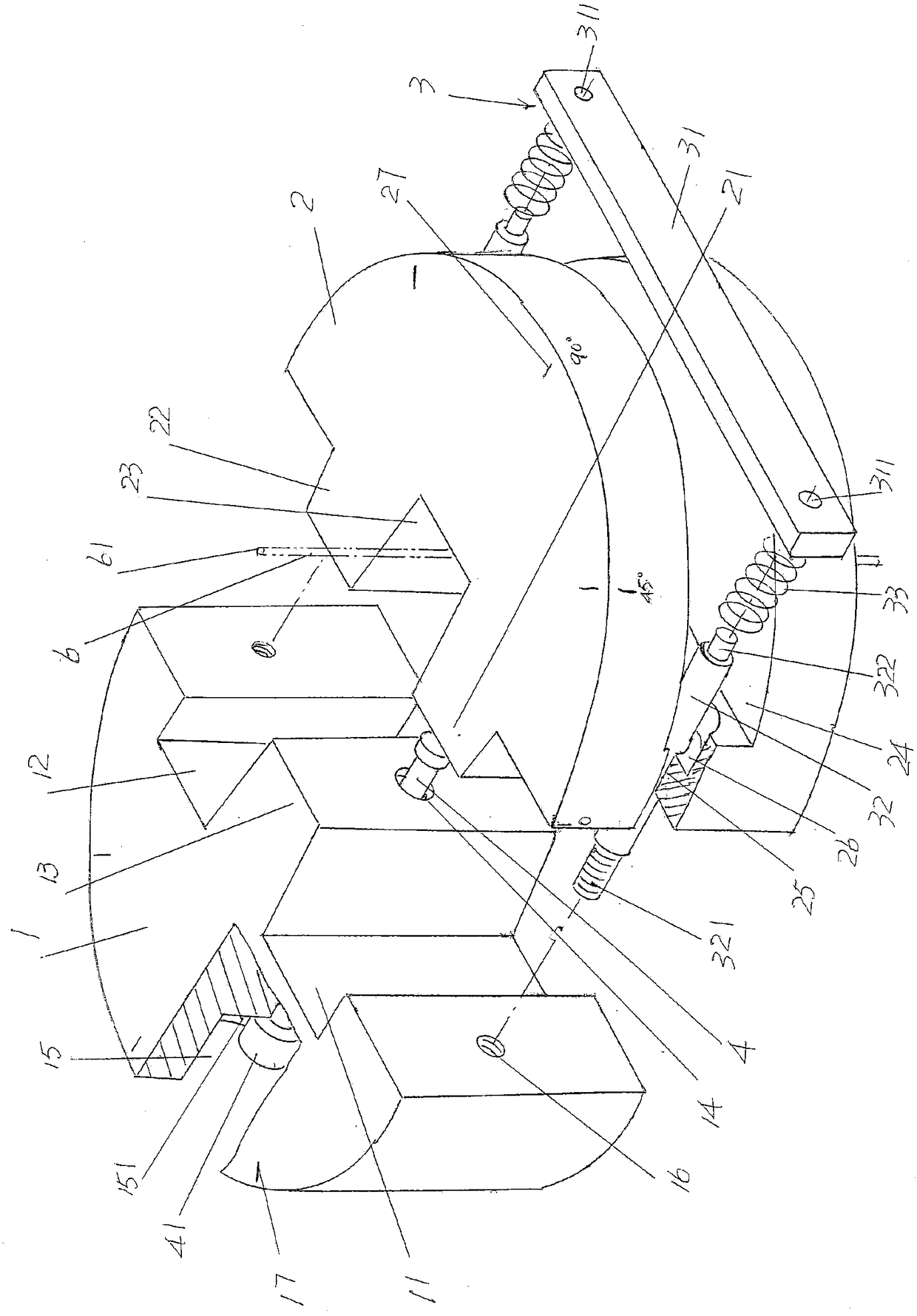 Optical fiber fixture for observing and analyzing breaking point of optical fiber