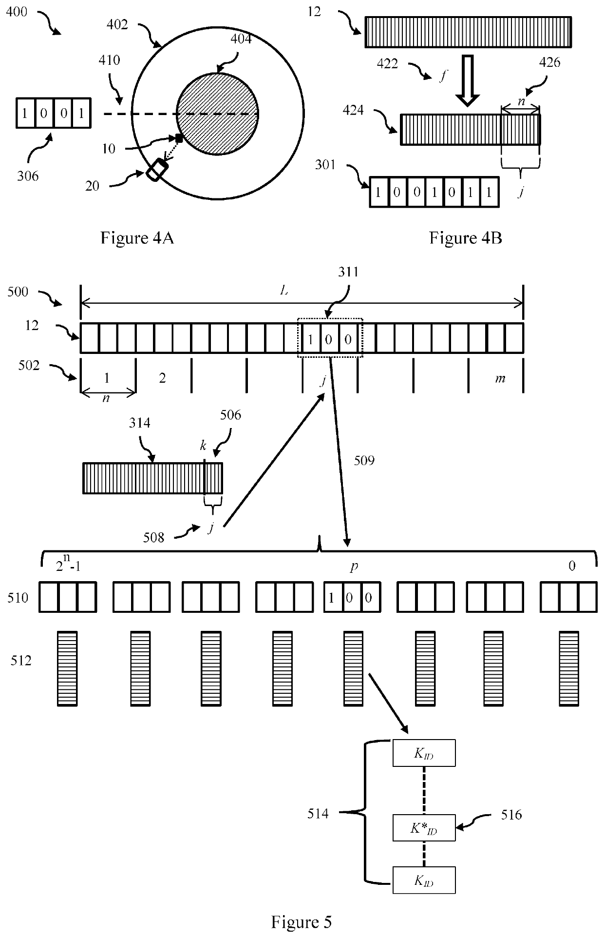 Terminal identity protection method in a communication system