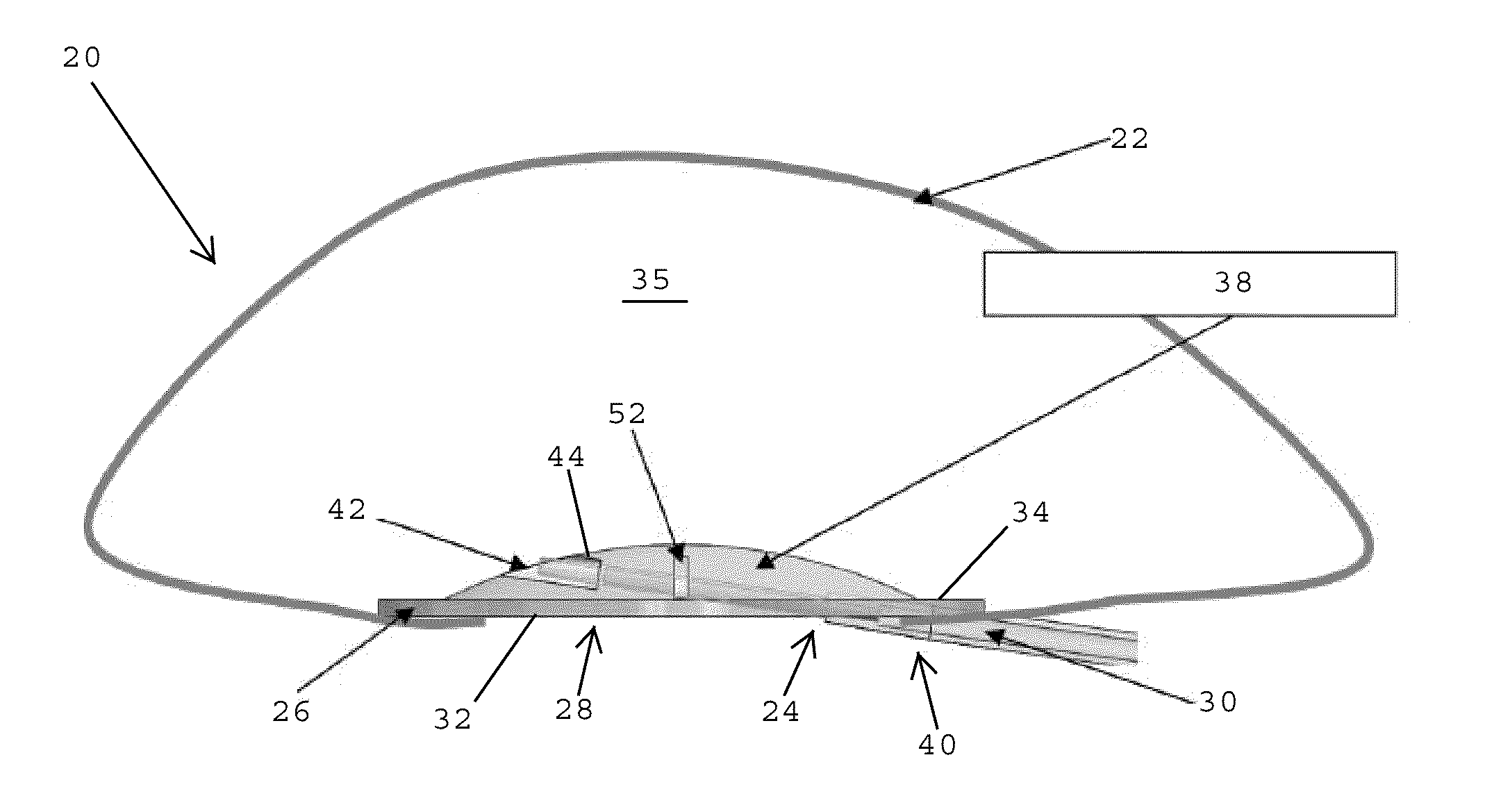 Valve assemblies for expandable implants and tissue expanders