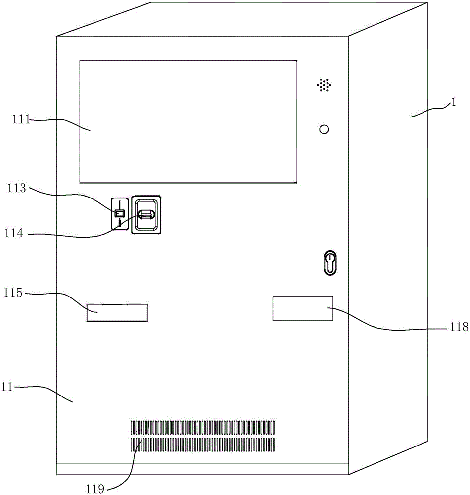 Vending mechanism of automatic meal-vending machine