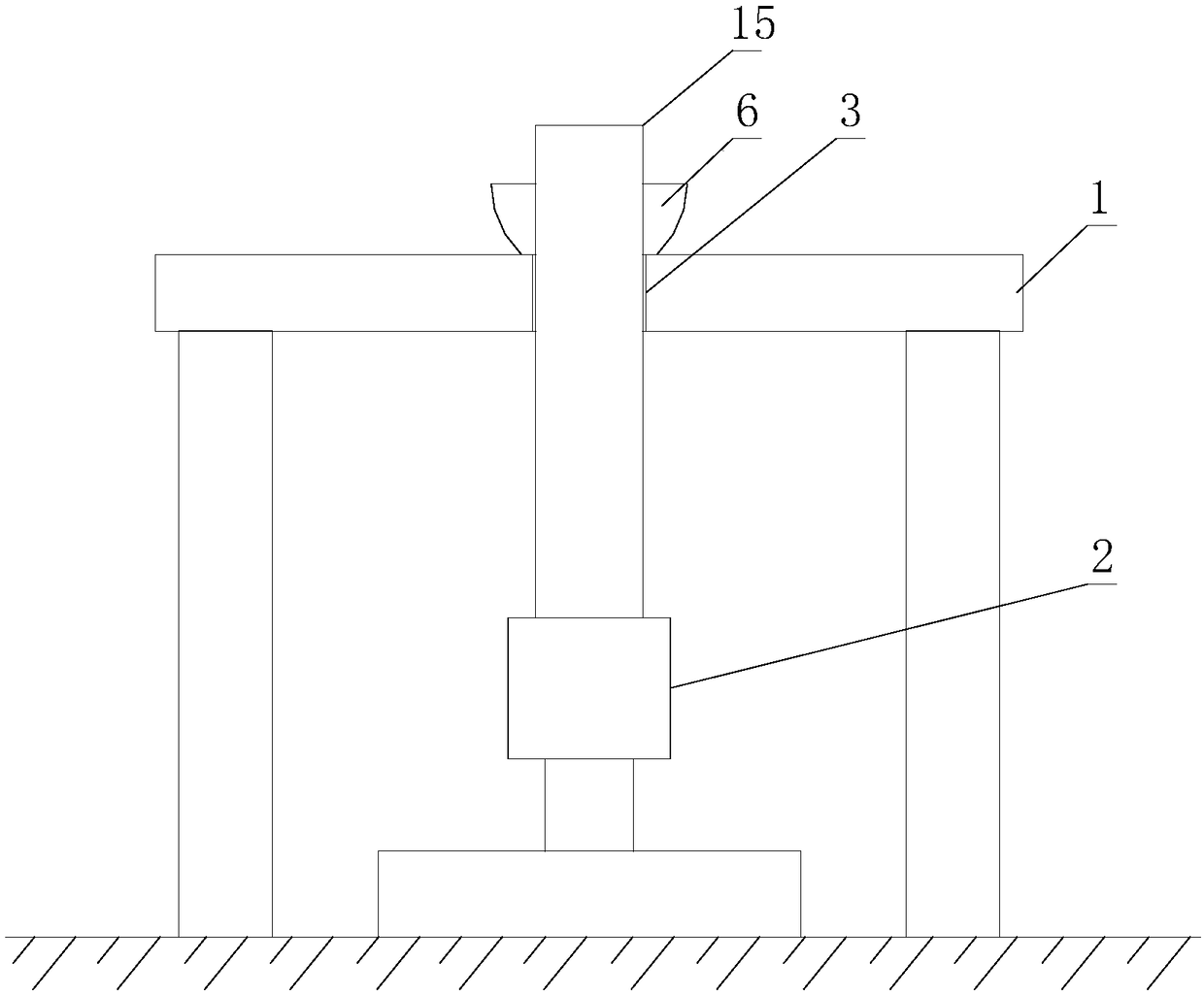 Constraint device of engine shaft part