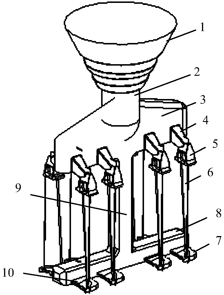 Loose control method for fine and long thin-wall crowned isometric crystal cast turbine blade