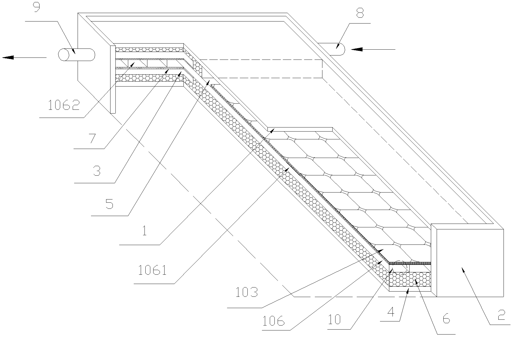 Plate heat tube type solar photovoltaic-photothermal composite heat collector and production process thereof