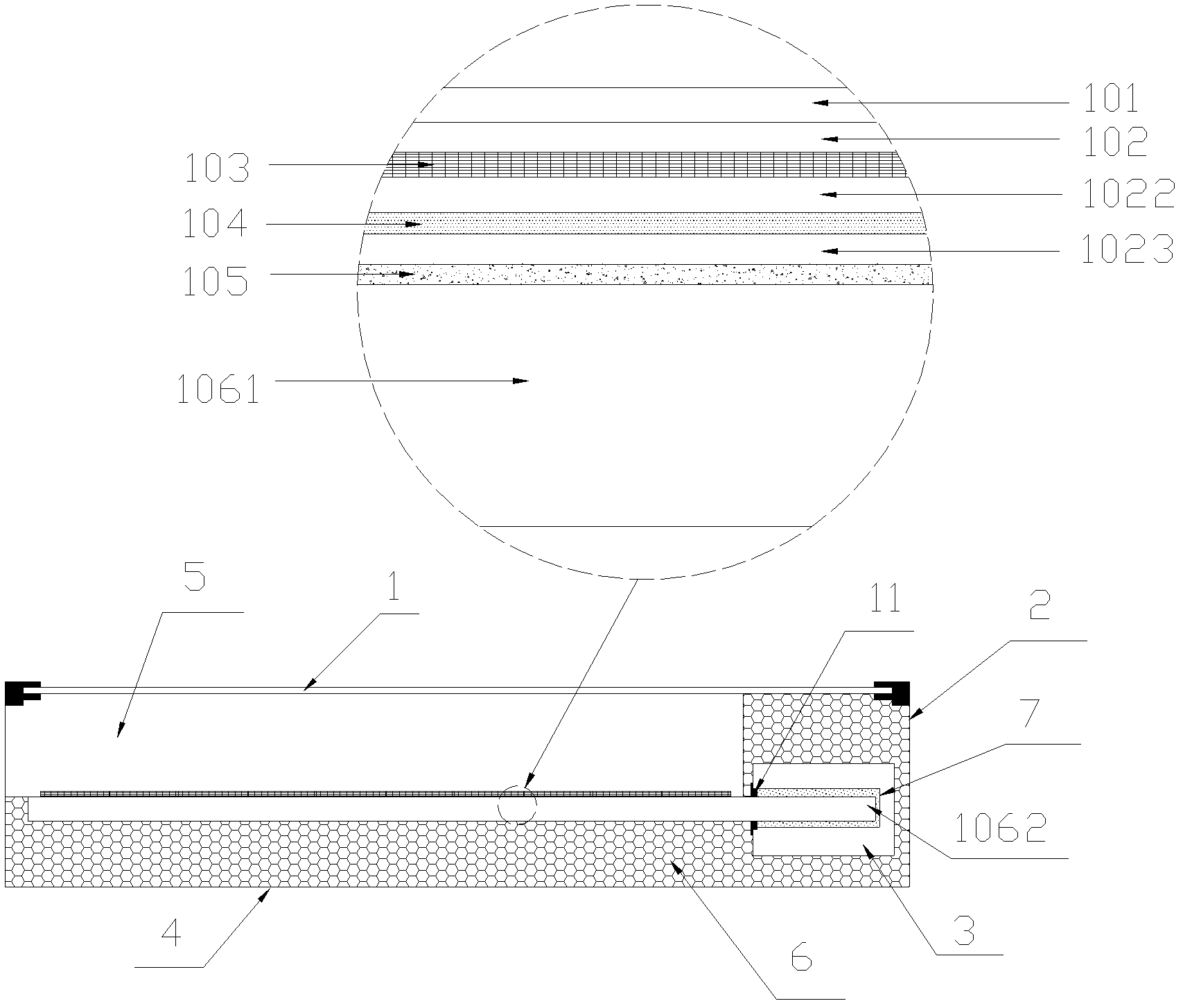 Plate heat tube type solar photovoltaic-photothermal composite heat collector and production process thereof