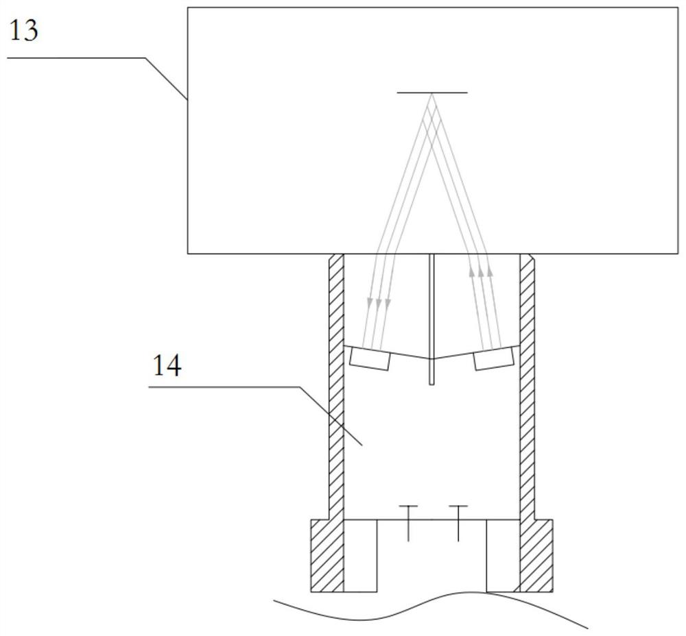 Bicrystal ultrasonic probe and automatic sensitivity detection method of flaw detection system thereof