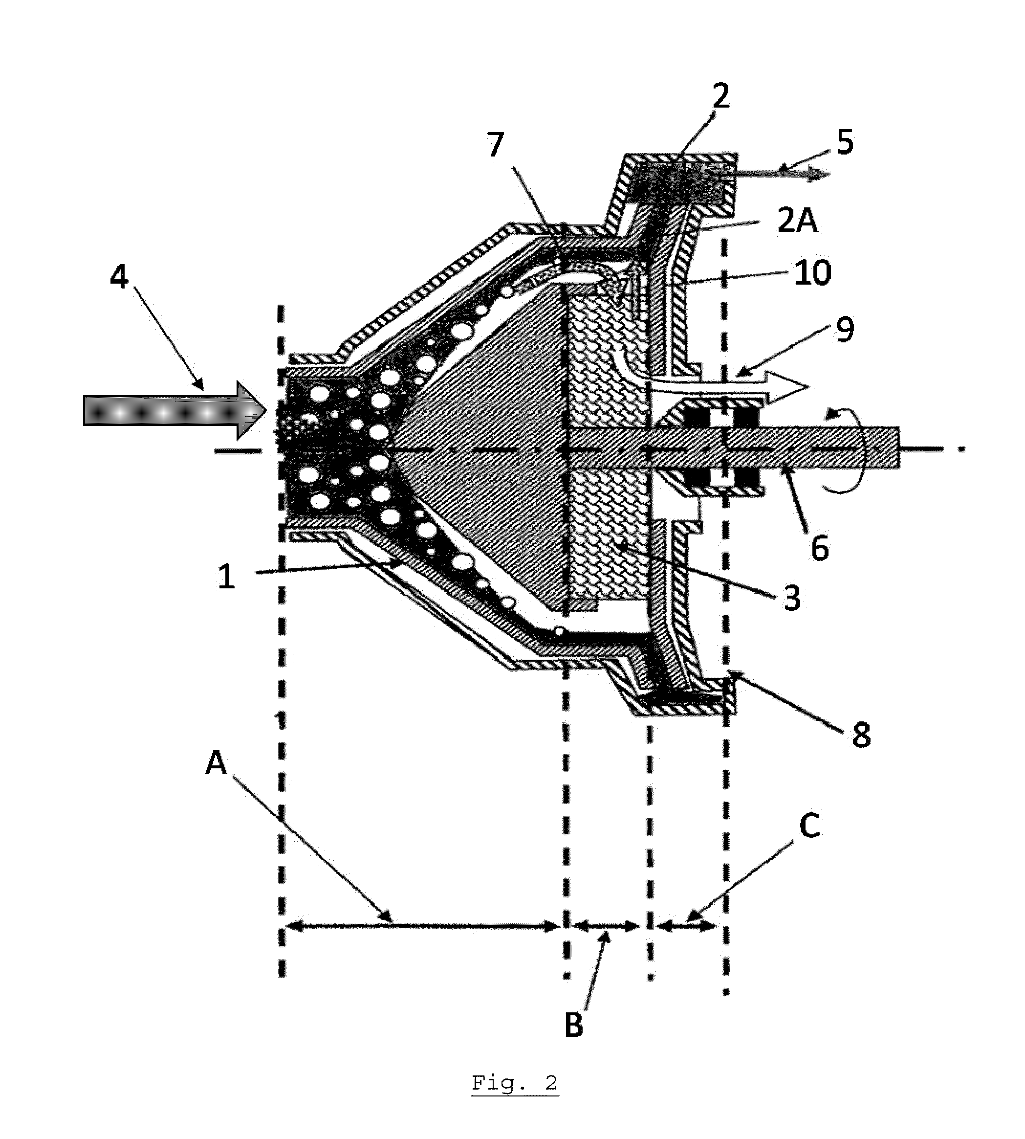 Combined Pumping And Separating Machine For The Oil Circuit Of A Turbojet