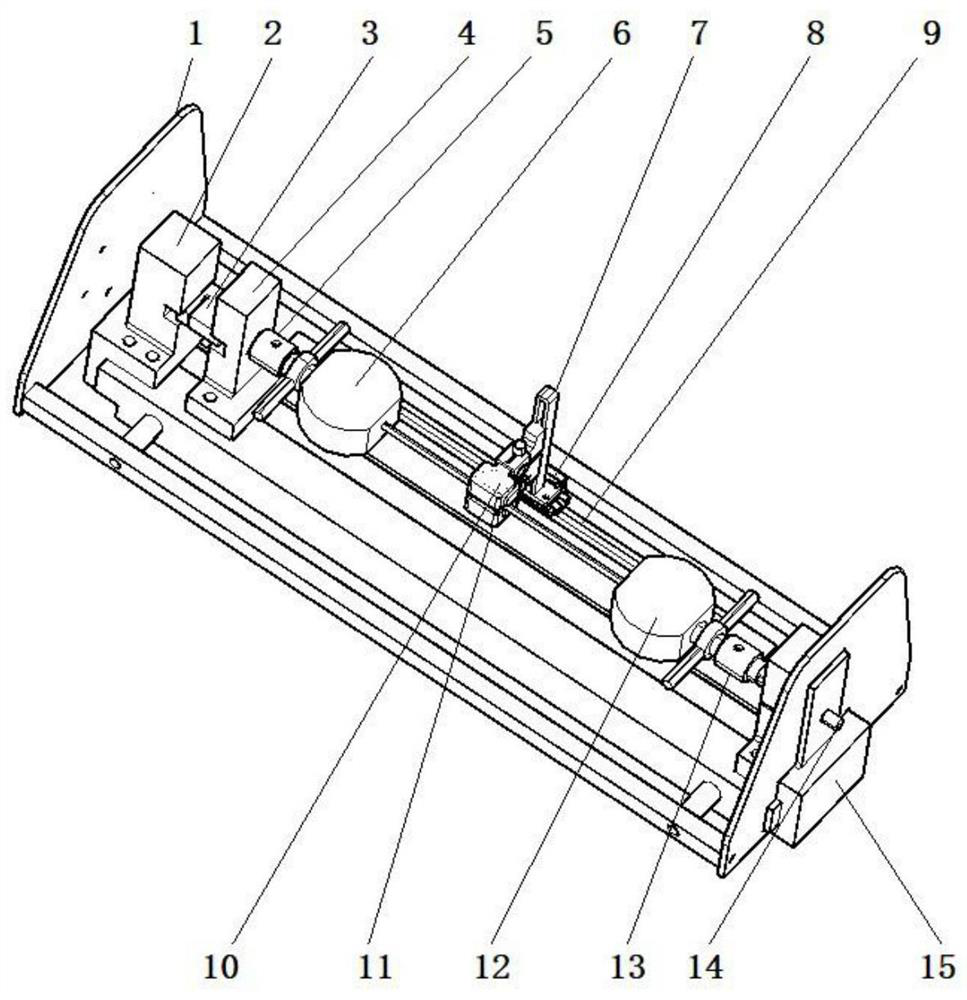 Steel wire damage detection experiment platform based on magnetic memory signal