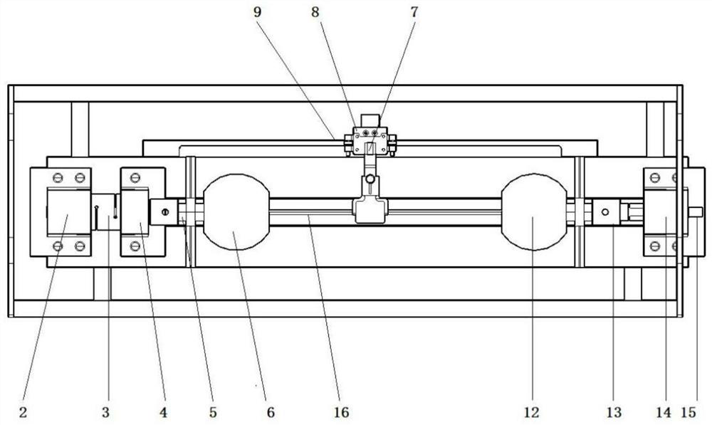 Steel wire damage detection experiment platform based on magnetic memory signal