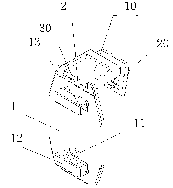 Roller blind fixing seat and window frame connection device