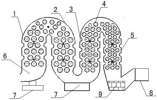 Furnace mechanism with water pipe cleaning device