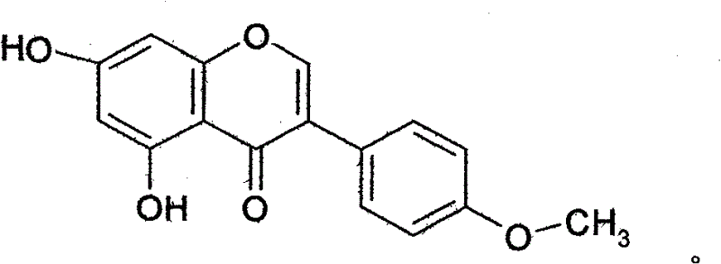 Extraction method of eriosema chinense isoflavoid compound