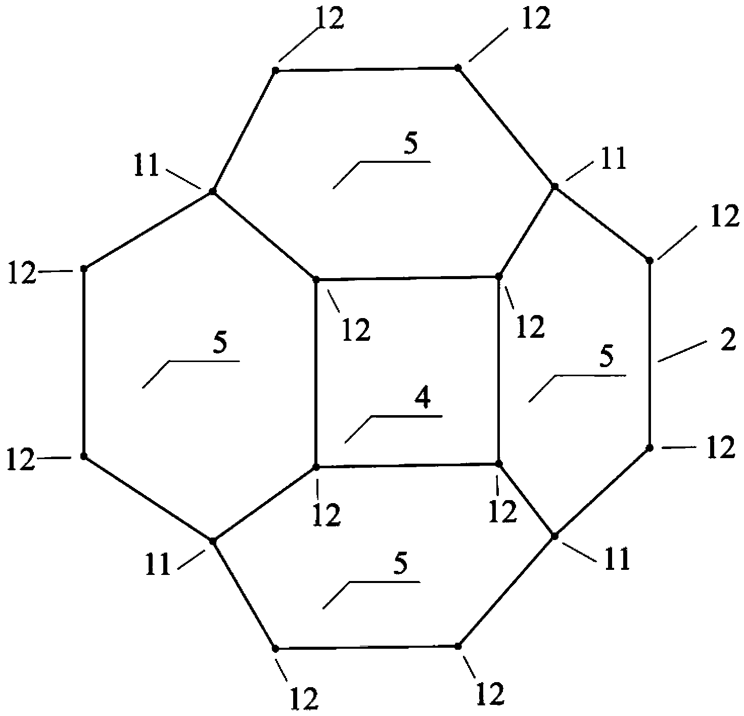 Regular hexahedral symmetrical deployable mechanism unit