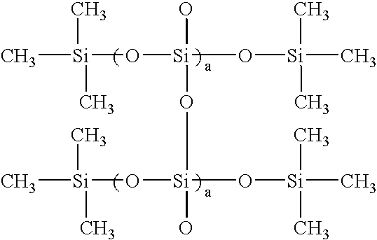 Crosslinked silicone polymers based upon spider esters