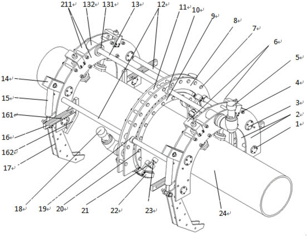 Three-dimensional measuring equipment for submarine pipelines