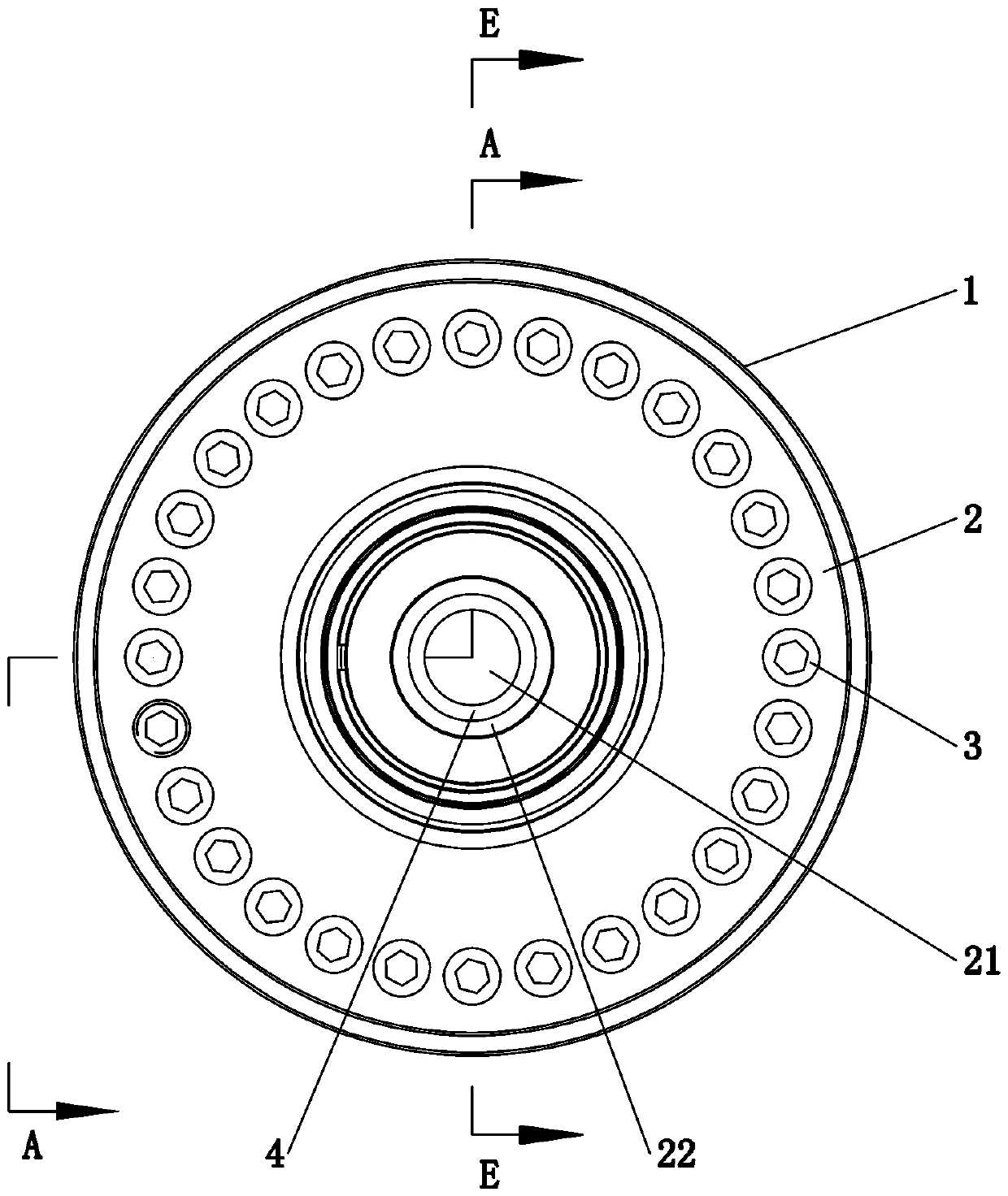 Inner peripheral heating corrugated roller