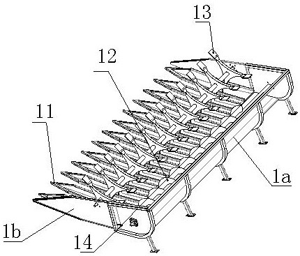 Large sunflower combine harvester