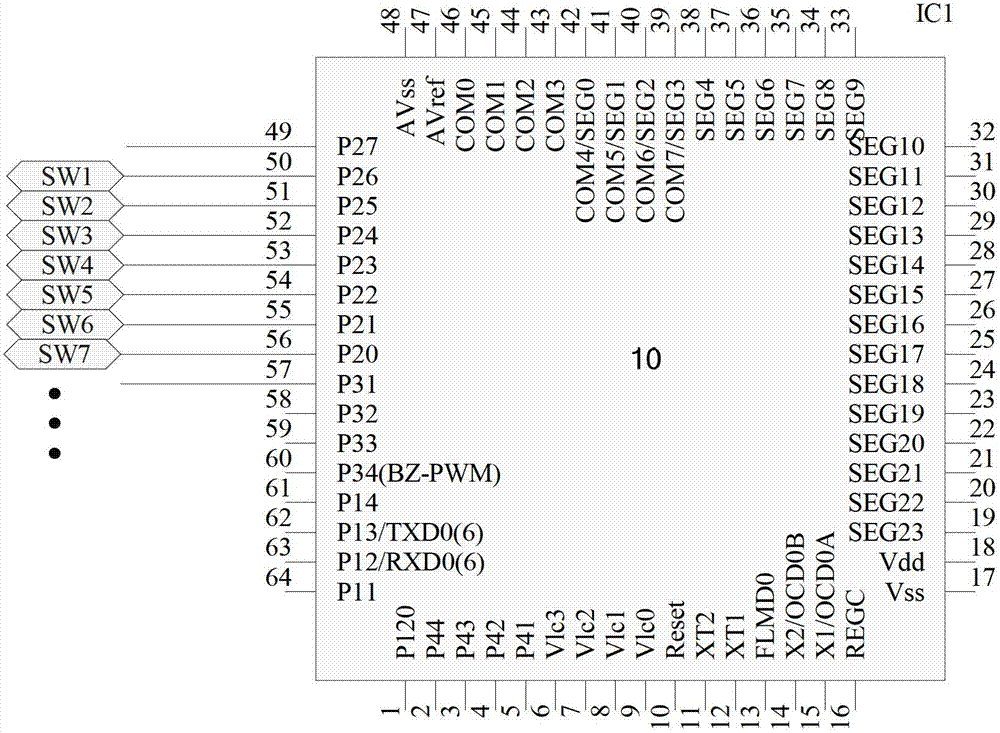 Key collection circuit