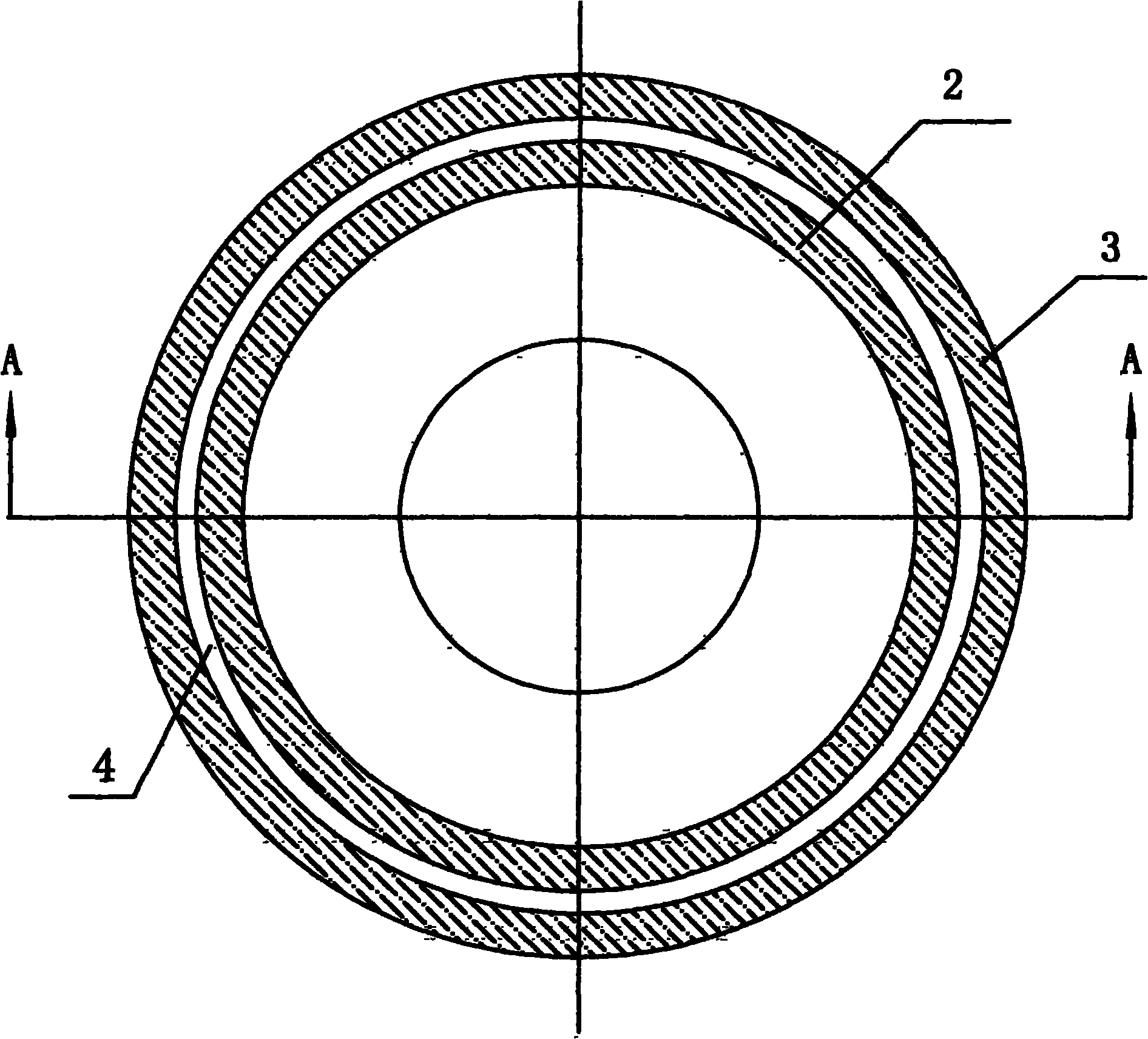 Multi-ring dry grinding wheel for tiles