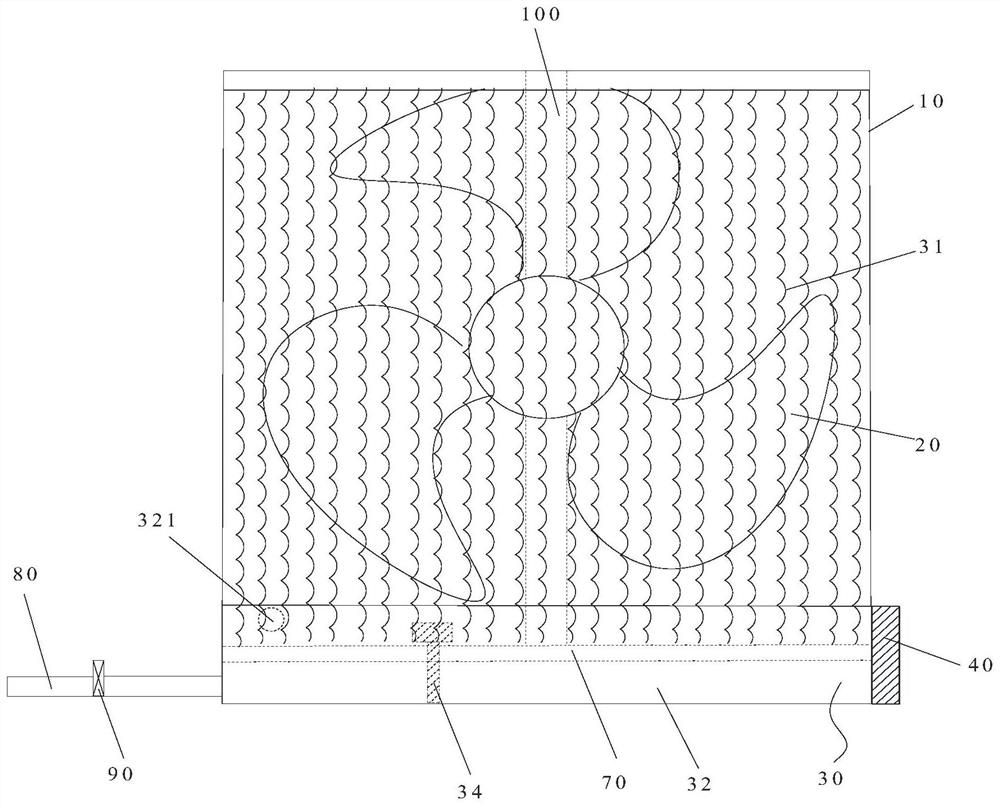 Ventilation and humidification device, air conditioner system and air conditioner system control method