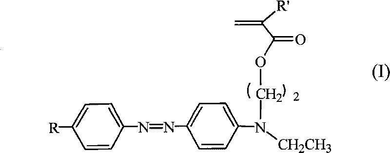 Third order non-linear optical material monomer, its polymer and production