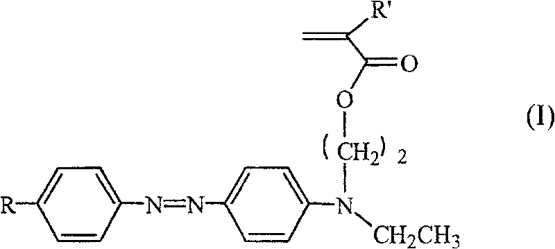 Third order non-linear optical material monomer, its polymer and production