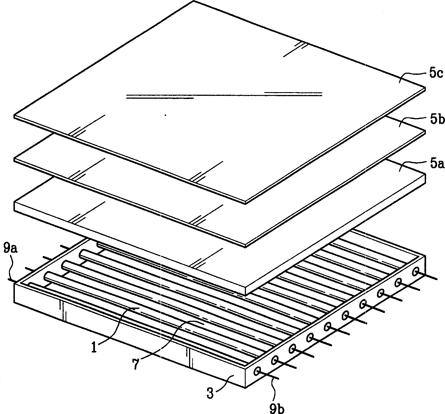 Background lighting unit of liquid crystal display