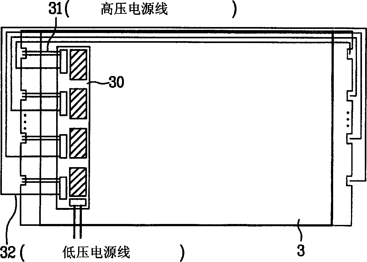 Background lighting unit of liquid crystal display