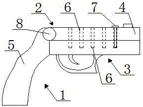 Adjustable length type light gun