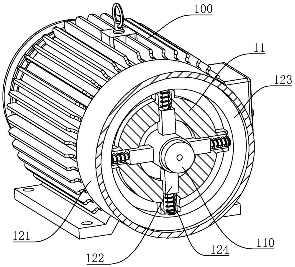 A motor with good braking effect