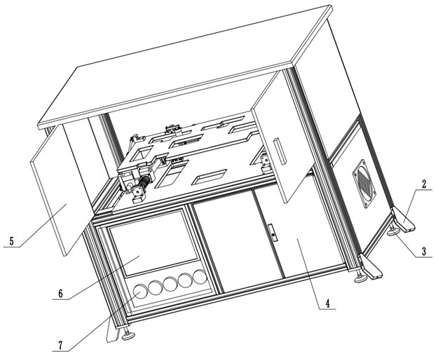 Circulating heat dissipation power distribution cabinet