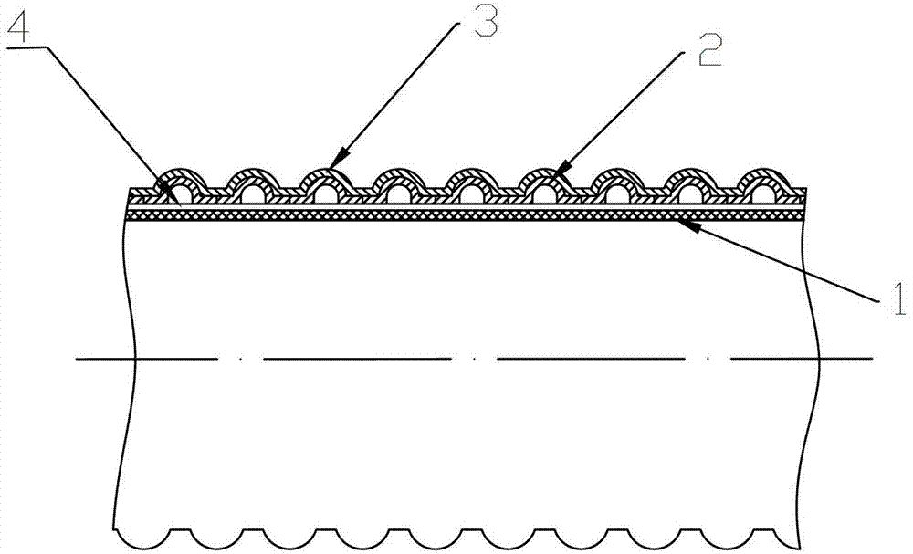 Tube-framework strengthened plastic composite tube and producing process thereof