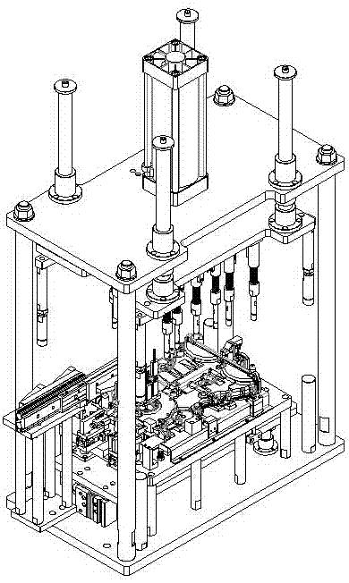 Device for detecting oil seal height and parallelism of aluminum alloy chain cover