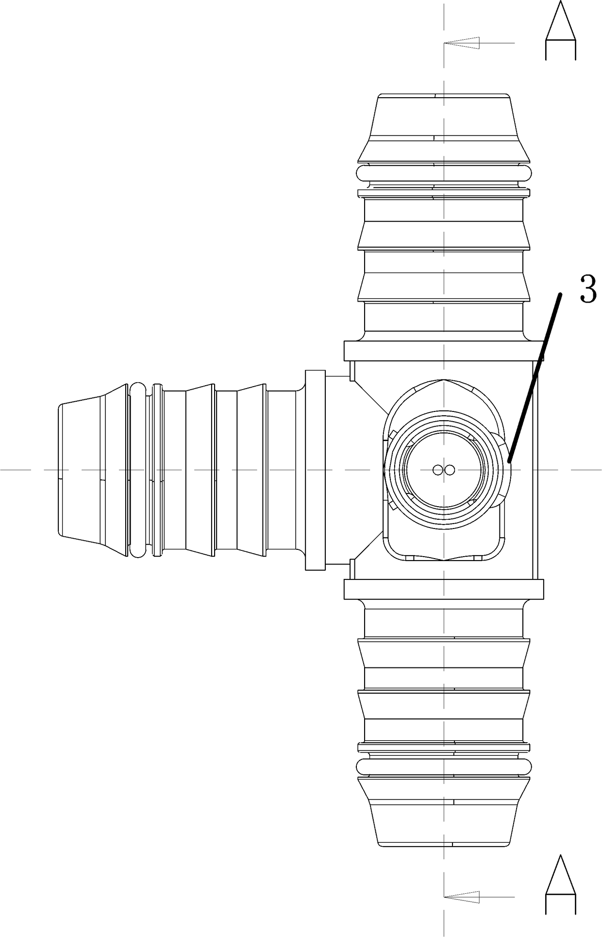 Water-cooling temperature sensor and assembling method thereof