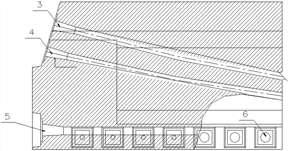 U beam prefabrication cast-in-place design construction method