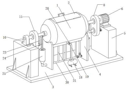 Efficient pickling machine for pressed salted duck production