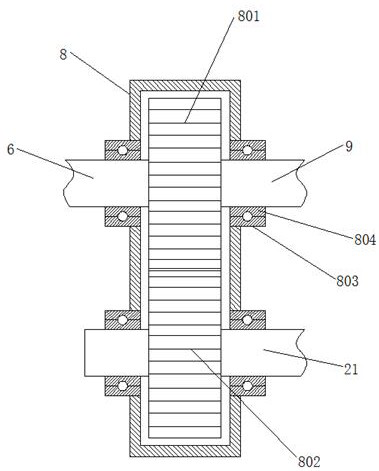 Efficient pickling machine for pressed salted duck production