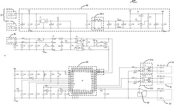 Charging management system and charging holder using same