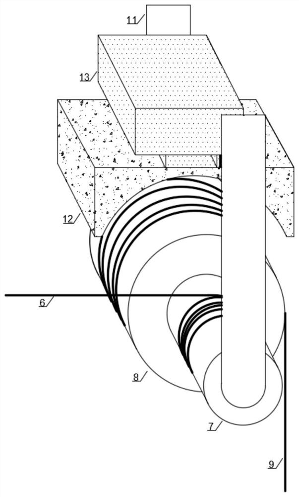 Semi-active vibration absorption and energy dissipation control system for restraining bridge vortex-induced vibration of bridge