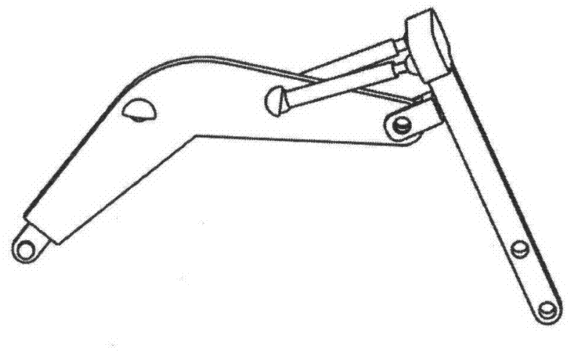 Spatial excavator with dual-mobility movable arm, dual-mobility bucket rod and single-mobility bucket