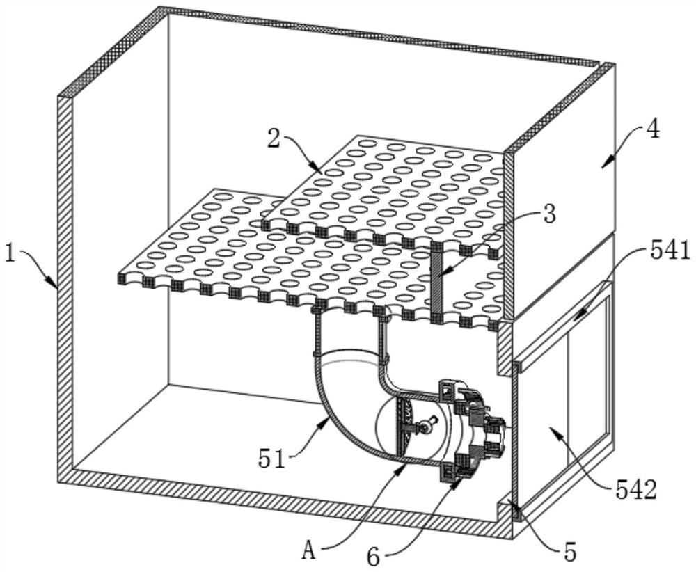 Cooling channel for breaker chamber of KYN switch cabinet